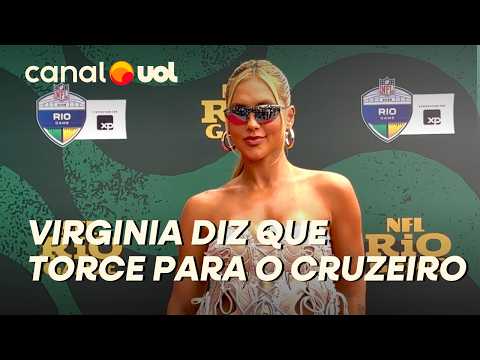 Virginia attends NFL game at Maracanã and says she cheers for Cruzeiro