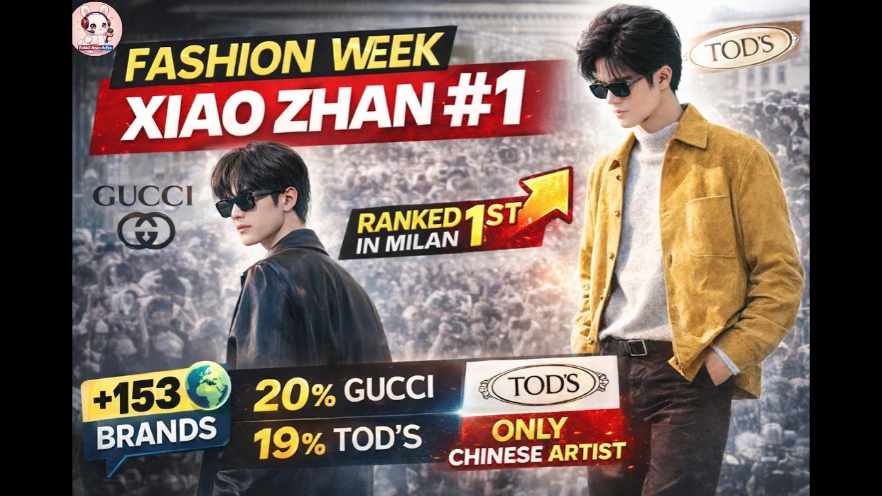 Xiao Zhan Becomes Only Chinese Artist in Key Milan Ranking