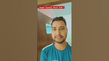 super Sunday mock test 1 by Raceva Academy