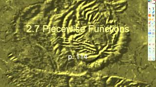 More Regression + Piecewise Function Intro [2013-10-23]