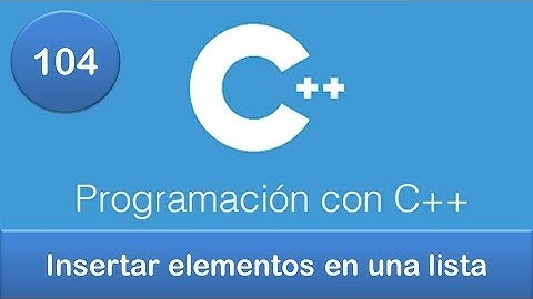 104. Programación en C++ || Listas || Insertar elementos en una lista enlazada