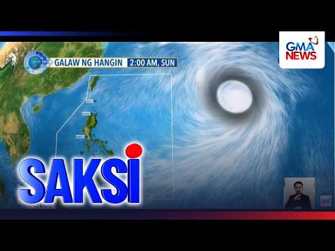 Bagyo sa labas ng PAR, lumakas bilang typhoon; magpapaulan sa Visayas at Mindanao | Saksi