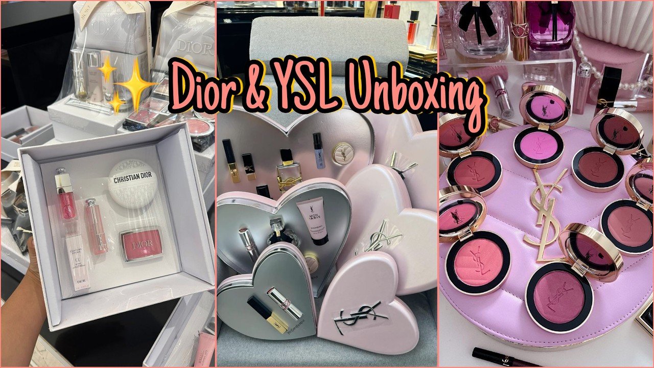 Luxurious Unboxing 💕 | Dior & YSL High-End Beauty Haul ✨ - YouTube