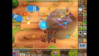 Bloons Tower Defense 5 Pumpkin Patch Hard Rounds 1-85 No Lives Lost NLL