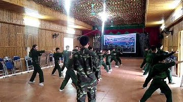 Bài võ 8 thế tấn cơ bản của các chiến sĩ nhí  rất bổ ích