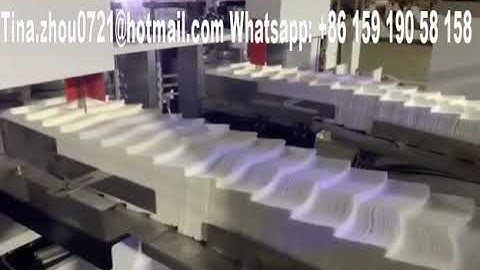 Auto Transfer Separator 2000pcs Serviette Paper Napkin Tissue Machine with Packing Machine Line