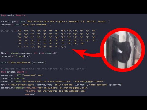 Python Password Generator Tutorial |110% Hack Proof!