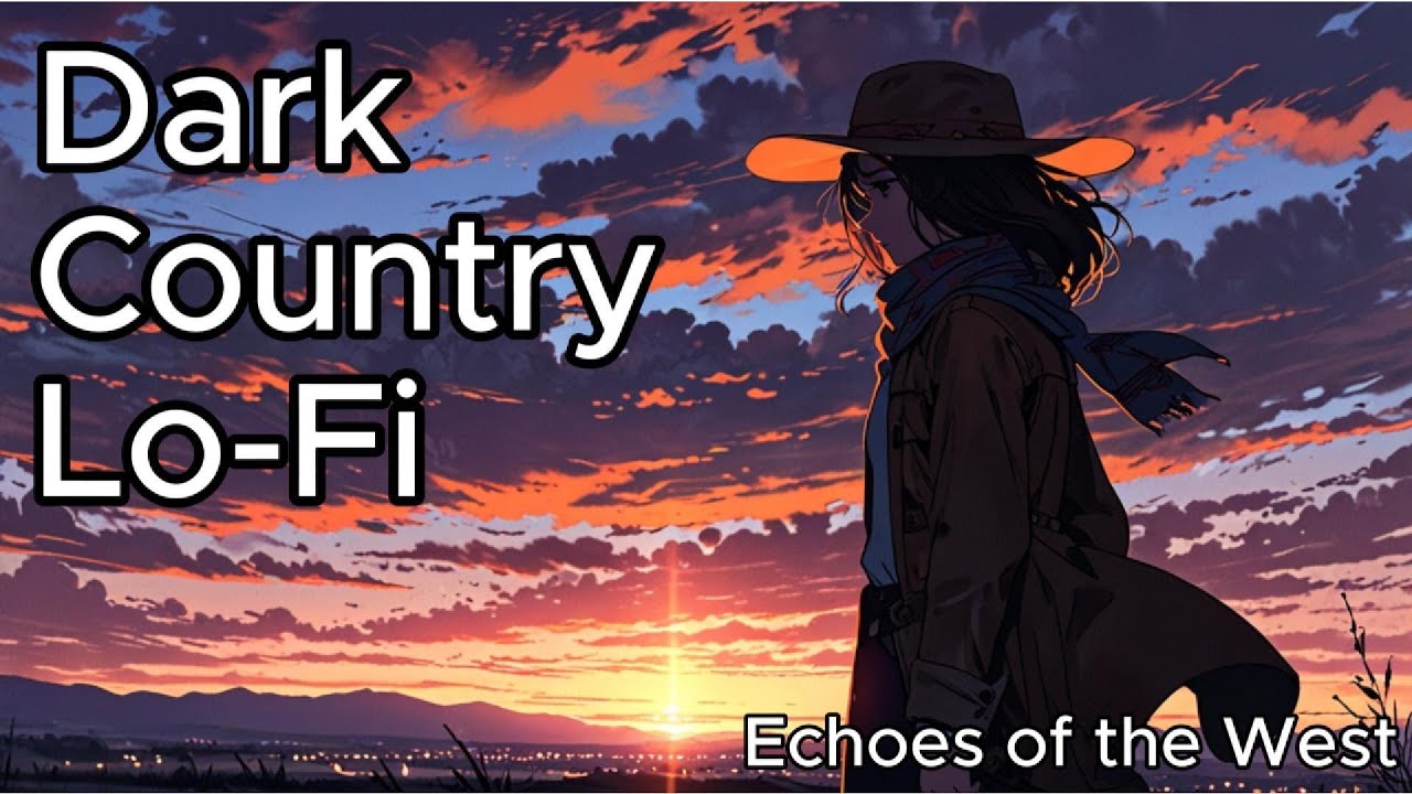 Echoes of the West | Lo-Fi Dark Country | Atmospheric Beats & Rustic Melodies