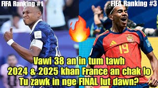 France vs Spain Thlirlawkna‼️FINAL ang tluk a ni🔥World Cup Semi-Final Prediction📈