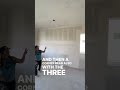 Level 4 drywall finish aka smooth wall finish #construction #shorts