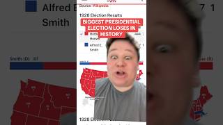 BIGGEST US PRESIDENTIAL ELECTION LOSES IN HISTORY #history #usa #election #president #map #america