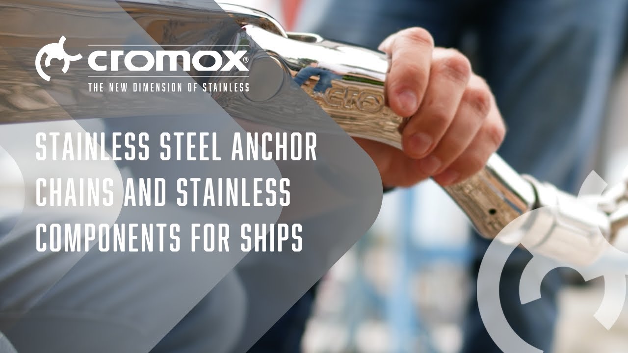 Cromox Stainless Steel 318LN DIN 766 Duplex Windlass Anchor Chain 8mm