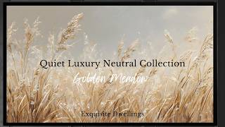 Golden Meadow | 2 Hours of Frame TV Art | Quiet Luxury Landscape