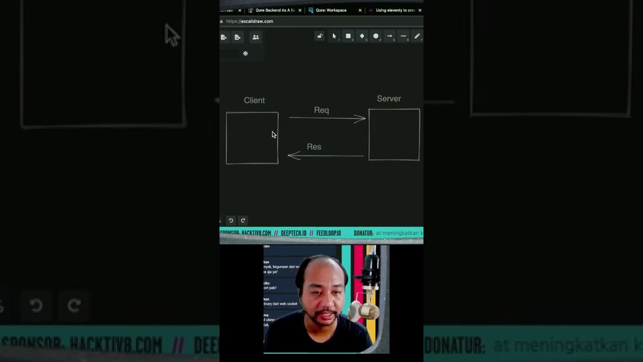 Cuplikan video: Penjelasan #shorts konsep request server web