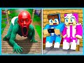 MIPAN & ZUZUZU LIHAT PENAMPAKAN ROBBI KENAPA NYAK DI CCTV DEPAN RUMAH MINECRAFT! SEREM BANGET