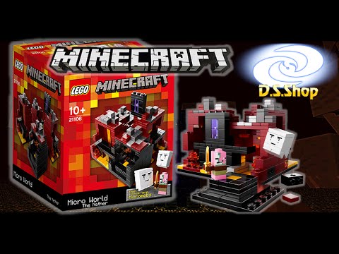 LEGO Minecraft Micro World Nether Review Lego en Español 