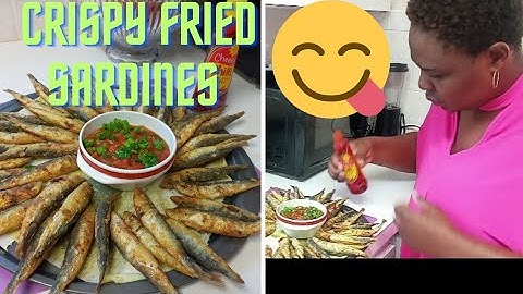 How to Cook Crispy Fried Sardines //Fresh Sardines