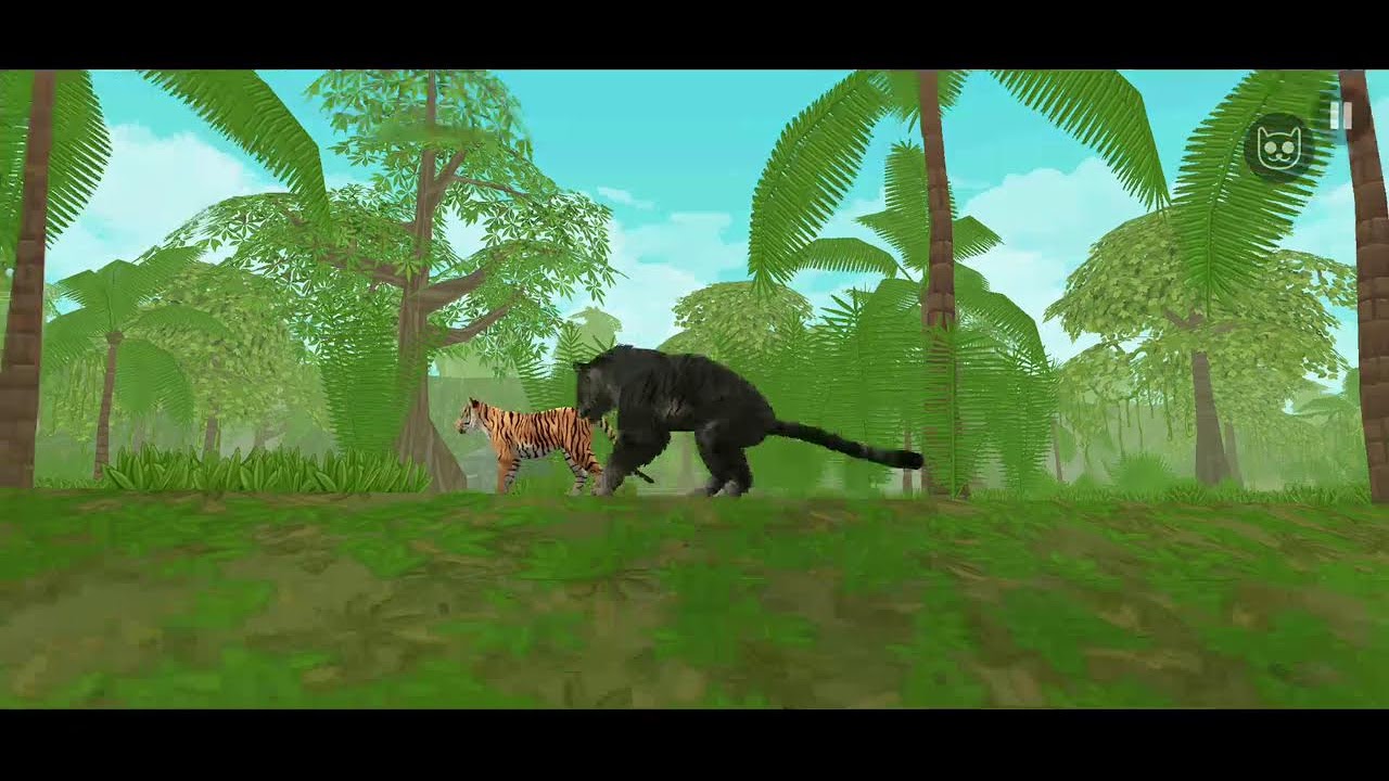 Playing wildcraft after a long time. animal games. Now tiger family