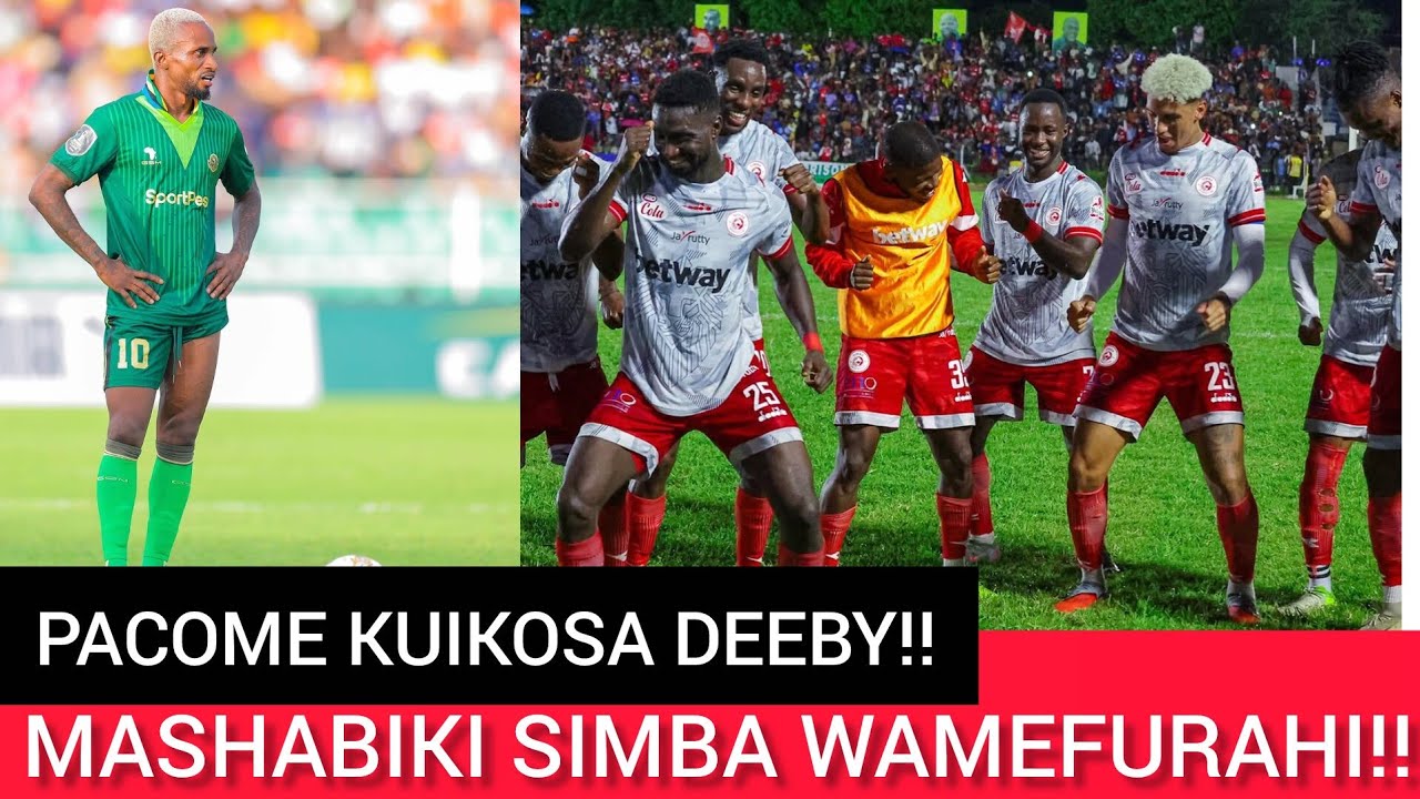 SIMBA WAMEFURAHI!!PACOME KUUKOSA MCHEZO WA DERBY YA KARIAKOO!!WANPONGEZA ENG HERSI