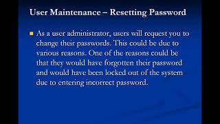 1. User Administration - Part 15