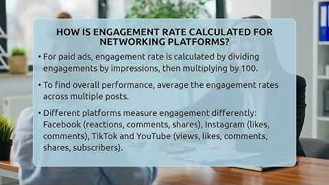 How Is Engagement Rate Calculated For Networking Platforms? - Everyday-Networking
