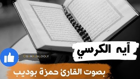 حمزة بوديب ايه الكرسي تلاوه عطره😍💛