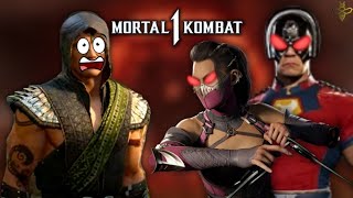 It's Getting TOUGH Being a Reptile Main in MK1! Kombat League Sets vs Peacemaker and Mileena!