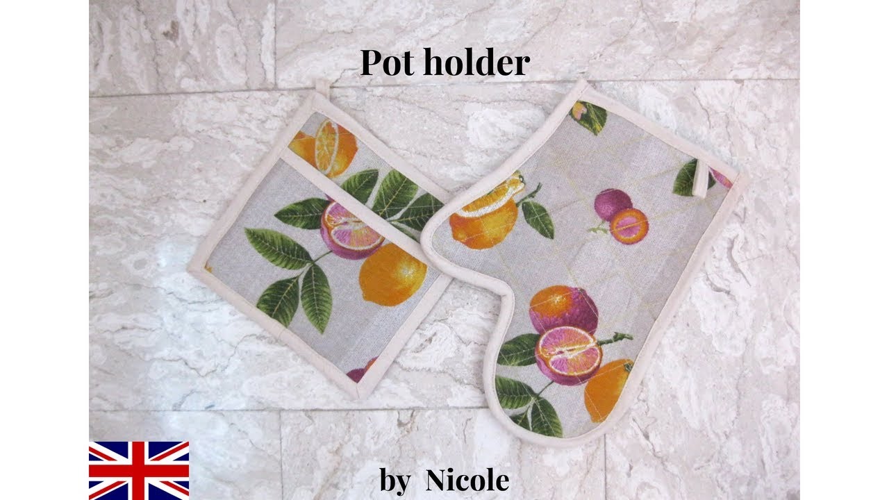 How to Make a Hanging Pot Holder with Pocket YouTube