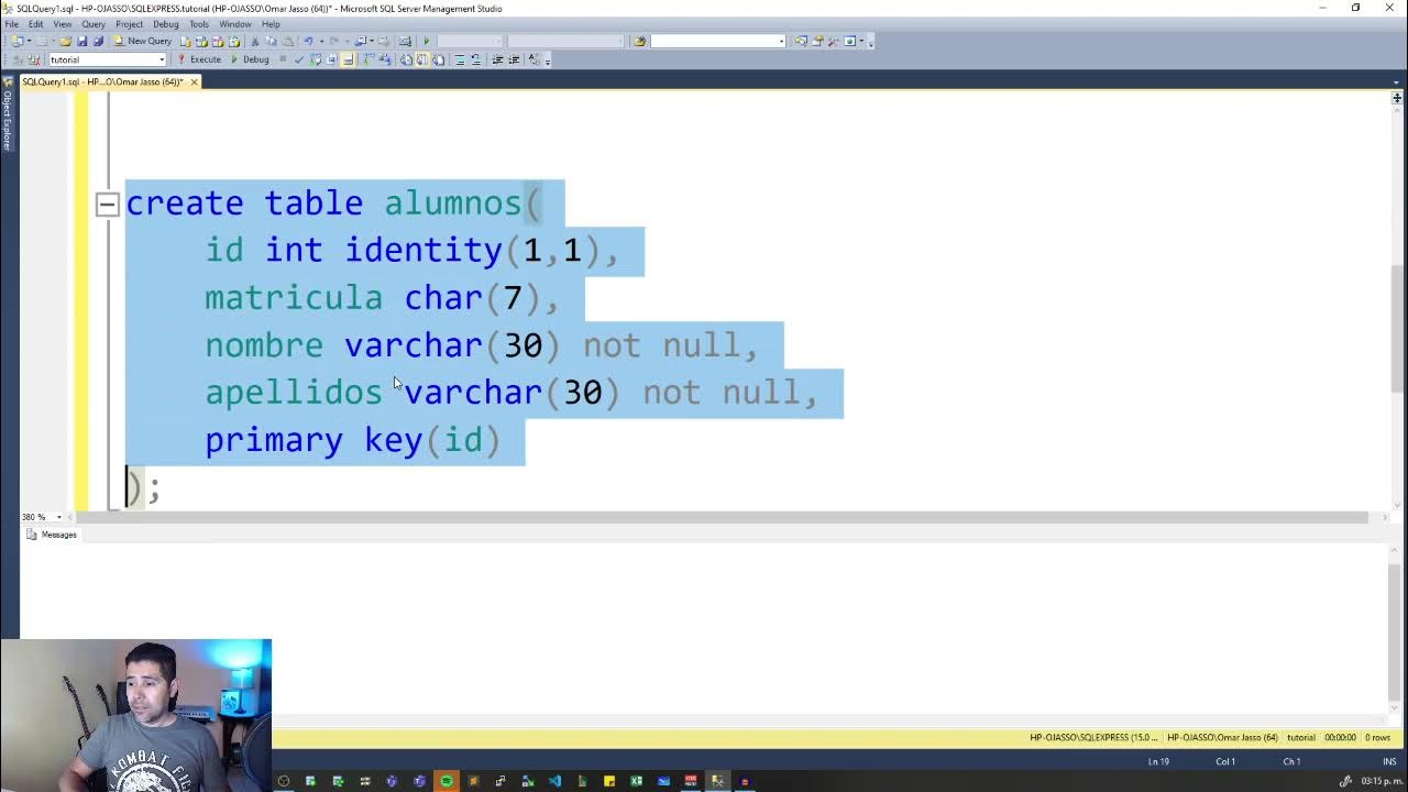 Como relacionar tablas mediante comandos sql en sql server youtube