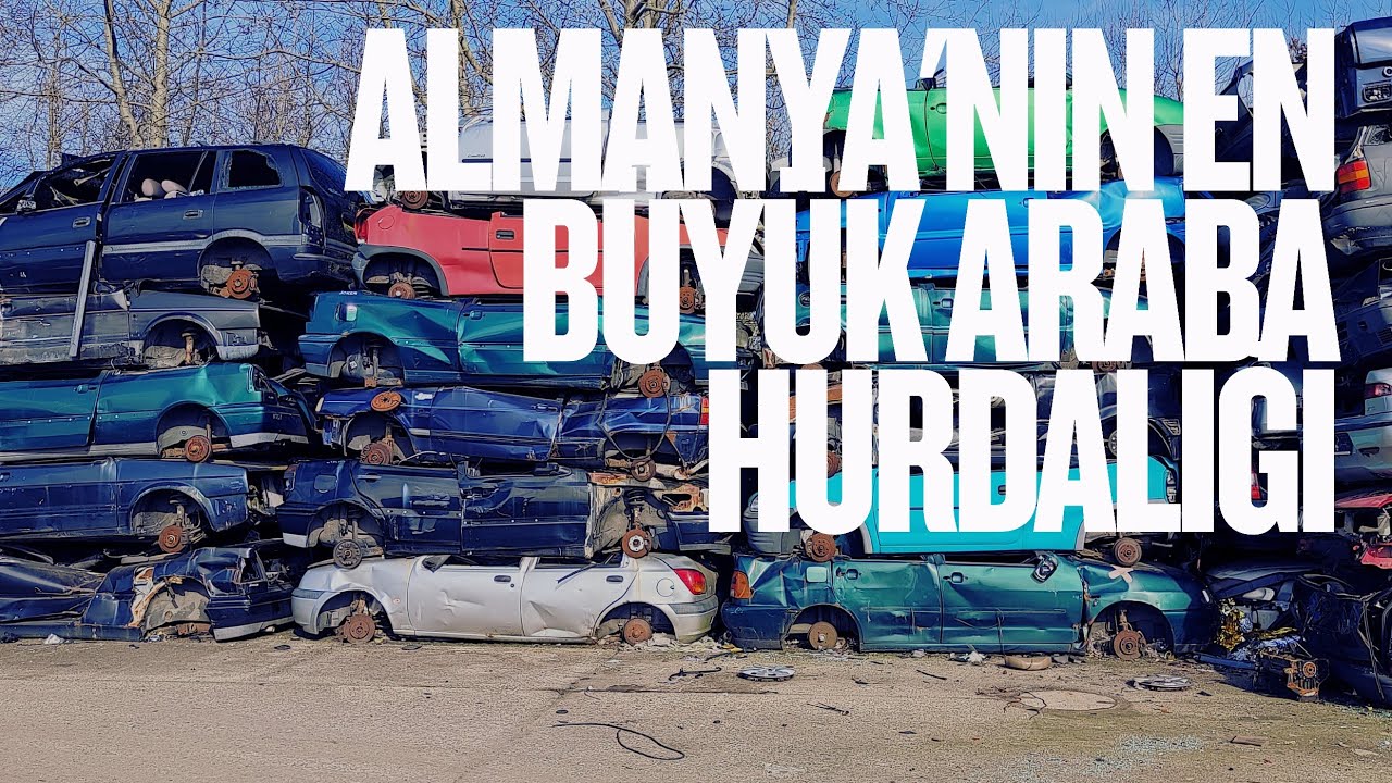 Almanya'nın Dev Hurda Araç Mezarlığı! 🇩🇪 65.000 m²'de Binlerce Araba | KIESOW Autorecycling