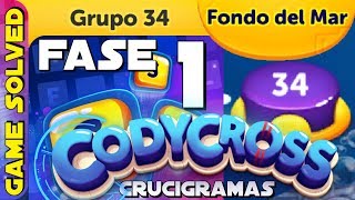 CodyCross - Crucigramas | Fondo del Mar - Grupo 34 - Fase 1/5 screenshot 4