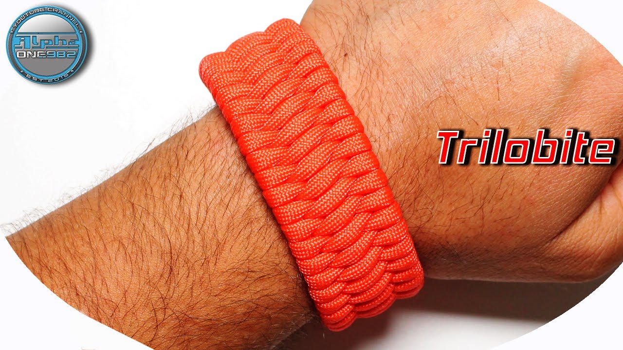 Awesome Paracord Bracelet Trilobite DIY World of Paracord Tutorials YouTube