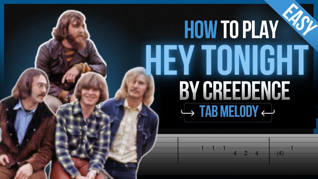 How To Play Hey Tonight Creedence TAB EASY Guitar Tutorial YouTube How to play hey tonight creedence tab easy guitar tutorial youtube
