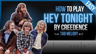 PDF Sample Hey Tonight do Creedence TABLATURA guitar tab & chords by TabMaster.