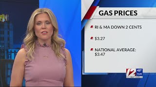 Gas prices drop 2 cents in RI, Mass.
