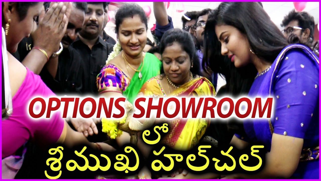 Anchor Sreemukhi In Options Mobile Showroom Inauguration Guntur YouTube