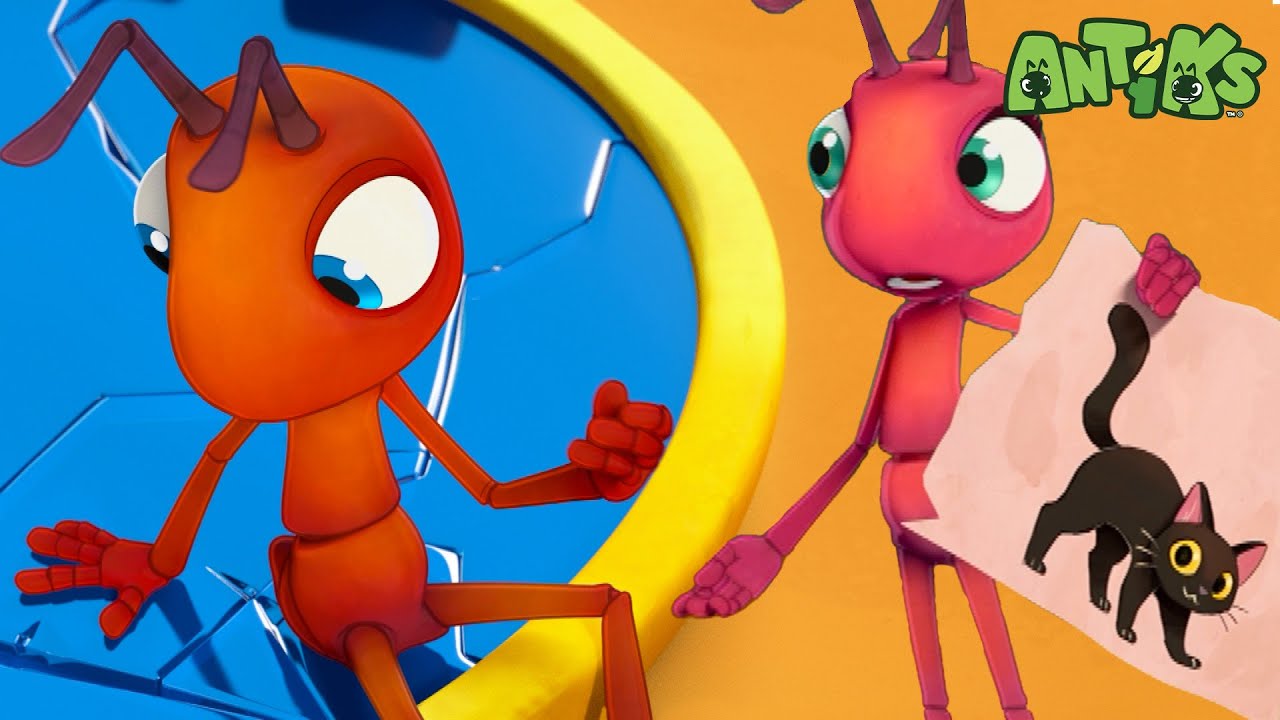 😰 Azar! 😰 | 1 HORA DE ANTIKS BRASIL! | Moonbug Kids em Português | Desenhos Animados para Crianças