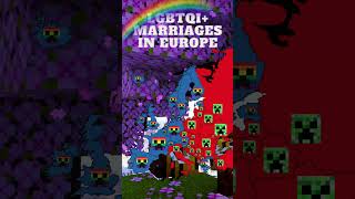 What do you think about LGBTQI+ marriages? #map #minecraft #lgbt #pride #europe #europemapper
