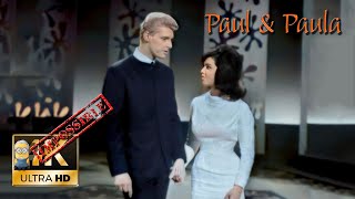 Paul & Paula AI 4K Colorized ❌Impossible restore❌ - Hey Paula (1964)