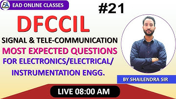 DFCCIL  - SIGNAL & TELE-COMMUNICATION | MOST EXPECTED QUESTIONS | BY  SHAILENDRA SIR
