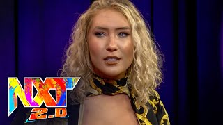 Lash Legend Puts An Abrupt End To Nikkita Lyons Interview Wwe Nxt, April 12, 2022