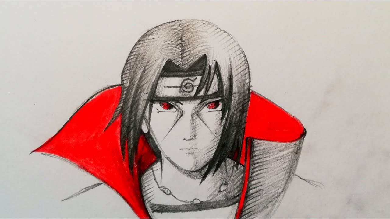 Hướng dẫn vẽ uchiha itachi để có bức tranh đầy tinh tế và sắc nét