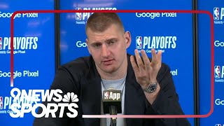 'I'm a freak of nature' | Nikola Jokic jokes about his athleticism after playoff dunk