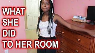 Look What My Daughter Did To Her Room | Teen Girl BedRoom Makeover Decor | DNVlogsLife