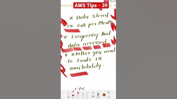 AWS Tips - 39 Pricing dependency of AWS EFS (Elastic file system) #aws