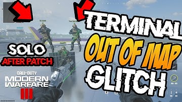 *NEW* SOLO ONTOP/OUT OF MAP GLITCH ON TERMINAL - MW3 GLITCHES