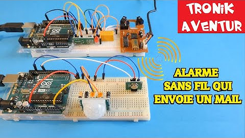 TRONIK AVENTUR 324 -  PIR + RF433 ALARME & ENVOI AUTOM de MAIL