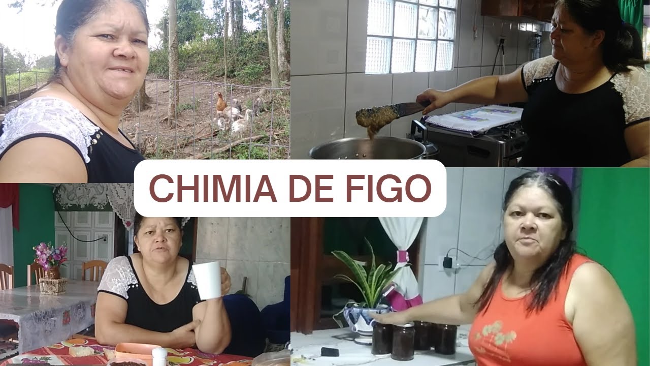Fazendo CHIMIA (doce) DE FIGO 