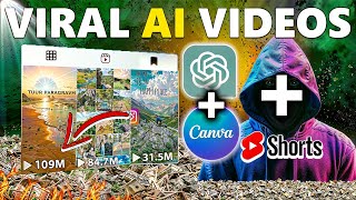 Как массово создать 50 монетизируемых короткометражек на YouTube за 8 минут (ChatGPT + Canva)