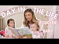 SOLO DAY IN THE LIFE WITH A BABY + TODDLER |  @LIFE OF MADDY